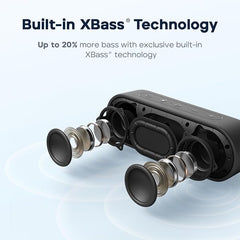 OlivLife Boss 10.1 speaker features – 10W output, extra bass, waterproof dustproof, blue LED display, 8Hr battery, Bluetooth mic