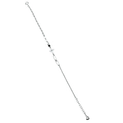 Minimal Star Charm Silver Bracelet