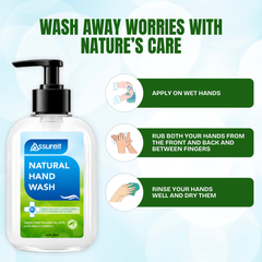 Assureit Natural Hand Wash – Aloe Vera & Vitamin E Moisturizing Antibacterial Liquid 250ml