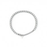 Silver Zircon One Line Tennis Bracelet