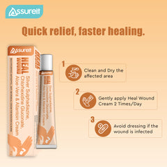 Fast Healing Cream for Cuts and Burns India – Assureit Wound Care Cream with Allantoin