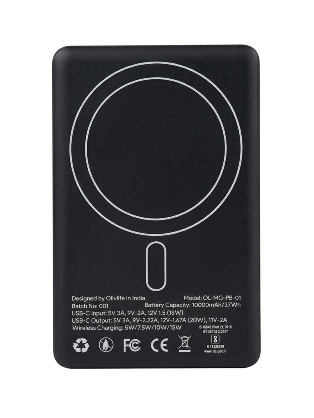 OlivLife MagSafe power bank snapped onto iPhone 15 – strong magnetic wireless charger for iPhone 15 and iPhone 16