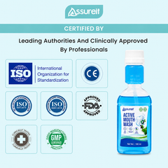 Assureit Active Mouthwash – Sugar-Free Mouthwash for Fresh Breath | Best Mouthwash for Daily Use