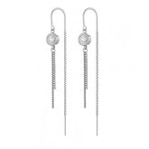 Axora Life 925 sterling silver crystal threader earrings for women