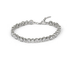 Axora Life 925 sterling silver heart zircon bracelet for women