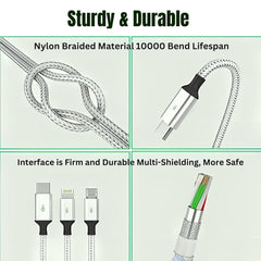 OlivLife 3 IN 1 Charging Cable (GREY)