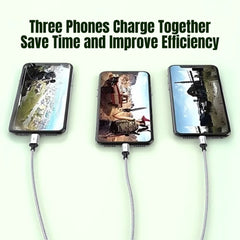 OlivLife 3 IN 1 Charging Cable (GREY)