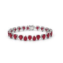 Axora Life 925 sterling silver pink triangle zircon bracelet for women