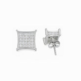 Axora Life 925 sterling silver elegant square stud earrings for women