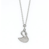 Axora Life 925 sterling silver swan pendant necklace for women