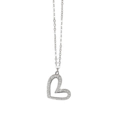 Axora Life 925 sterling silver heart pendant necklace for women