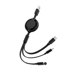 OlivLife 3 IN 1 Charging Cable (BLACK)