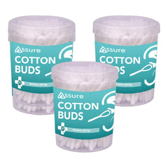 Assure Paper Stick Cotton Buds Jar
