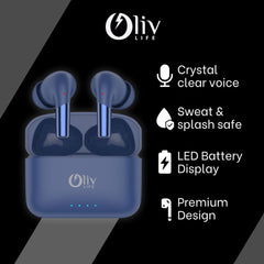 OlivLife Airdopes OL165 Black