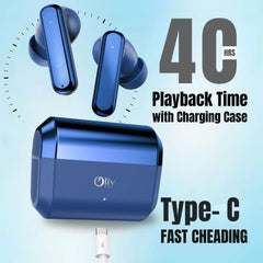 OlivLife AURA Wireless Earbuds (Blue)