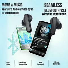 OlivLife AURA Wireless Earbuds (Black)