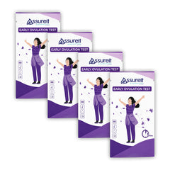 Assureit Ovulation Rapid Test Kit – One Step LH Fertility Test | Best At-Home Ovulation Predictor Kit | Pack of 2