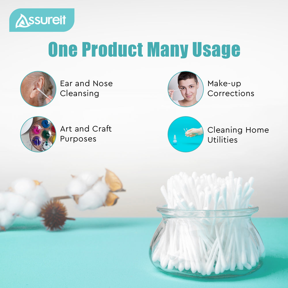 best cotton swabs for ears made from 100% pure organic cotton