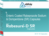 Rabesure-D SR Capsules – Rabeprazole & Domperidone ( 20*10 Capsules)
