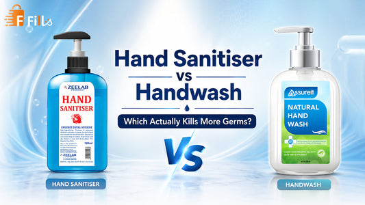 Hand Sanitiser vs Handwash 