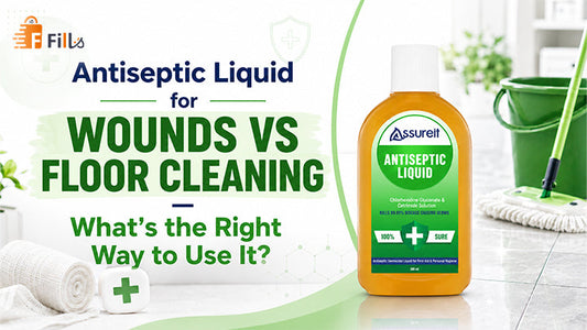  A bottle of antiseptic liquid 