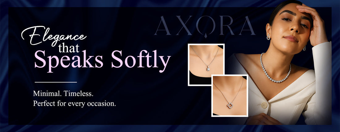 Axora life silver pendant for women