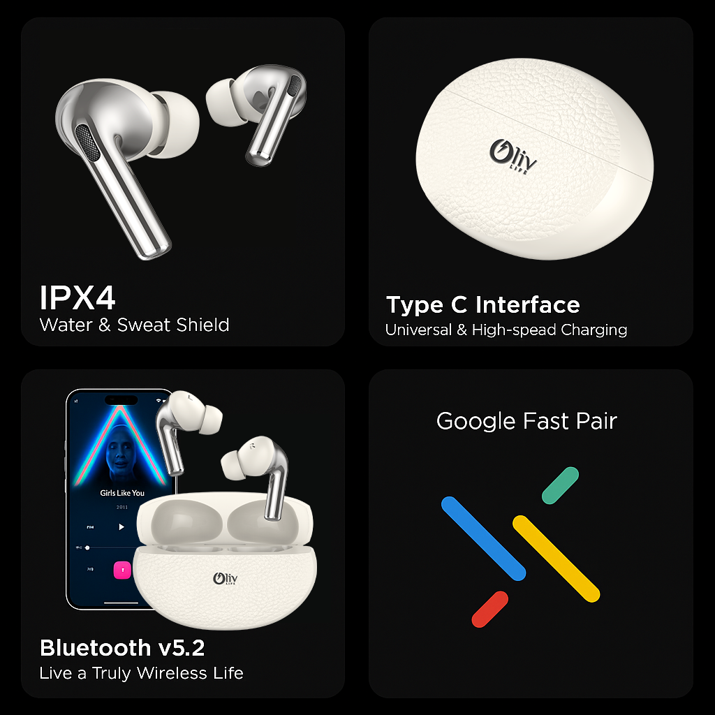 OlivLife Crave Wireless Earbuds