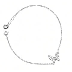 Sparkle Wing Sterling Silver Bracelet