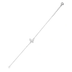 Sparkle Wing Sterling Silver Bracelet