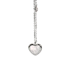 Sterling Silver Mother-of-Pearl Heart Pendant