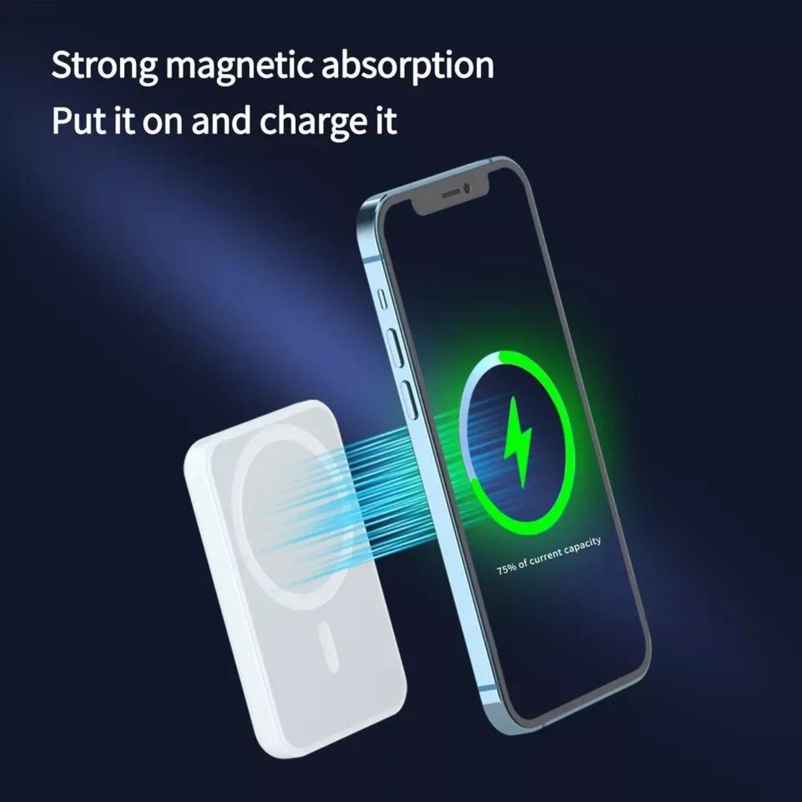 Magsafe Wireless Power Bank, 10000 mAh, Rapid Charge