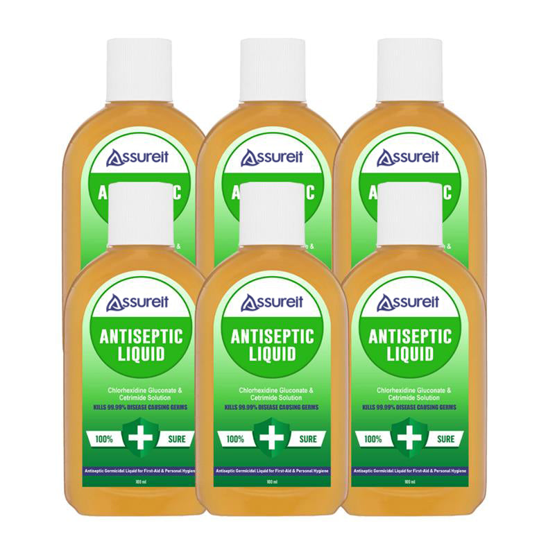 Assureit Antiseptic Liquid – Best Antiseptic Solution for Wounds, Skin, First Aid & Floor Cleaning