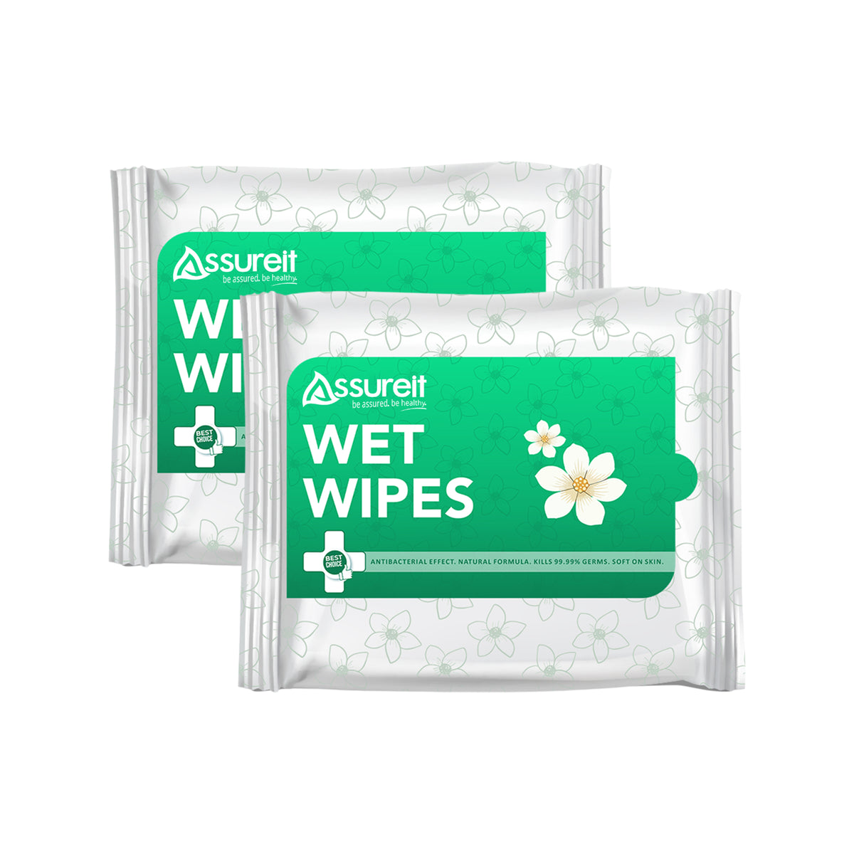 Assureit Sunscreen SPF Wipes 30 X Pack of 2