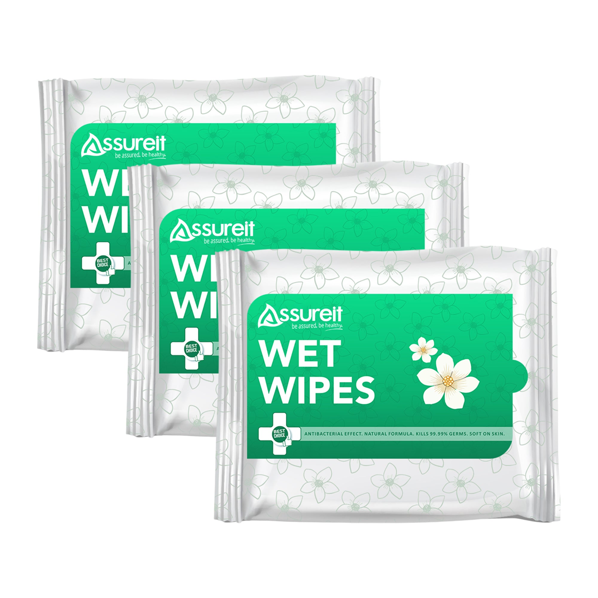 Assureit Fresh Active Aloe Vera Wet Wipes – Best Refreshing Wet Wipes for Face, Oily Skin, Sensitive Skin & Travel