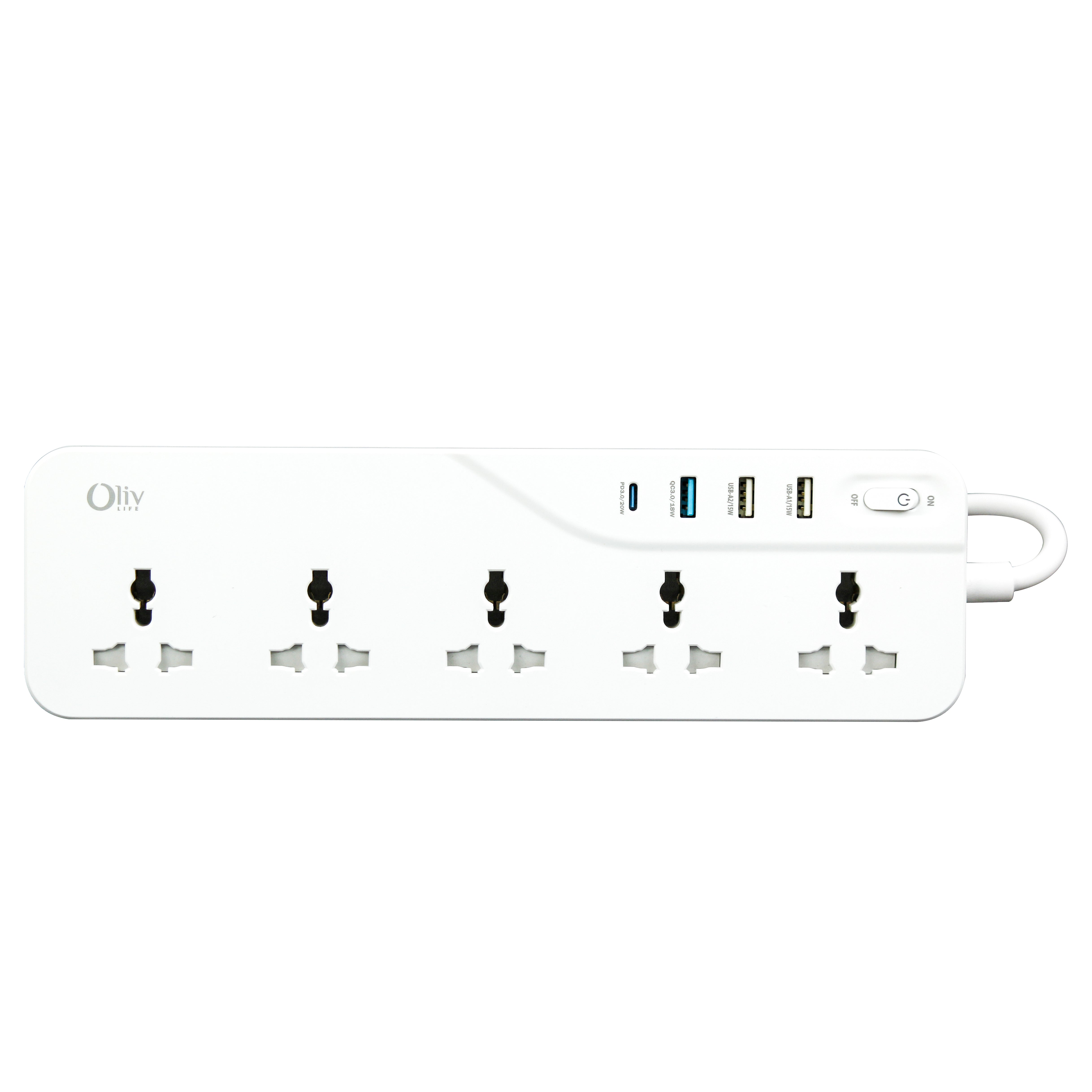 Olivelife 5 in 1 Extension Board