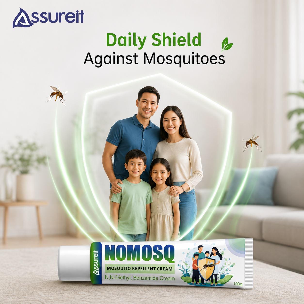Assureit- Mosquito Repellent Cream - Pack of 1