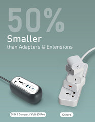 Olivlife Oval Extension Cord black