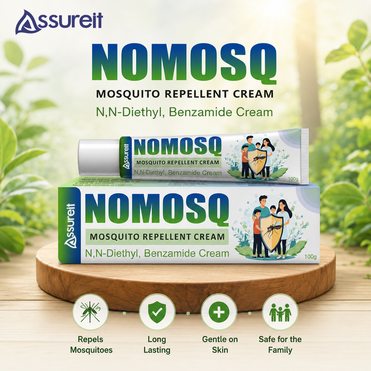 Assureit- Mosquito Repellent Cream - Pack of 1