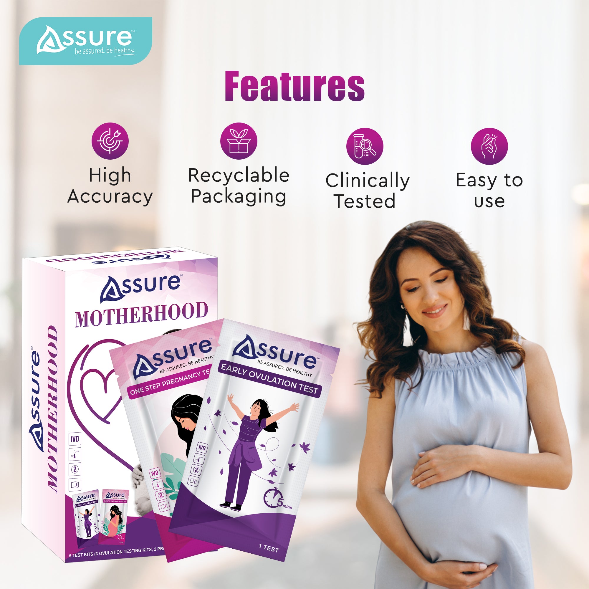 Assure Motherhood Kit (3LH+2HCG-Box)