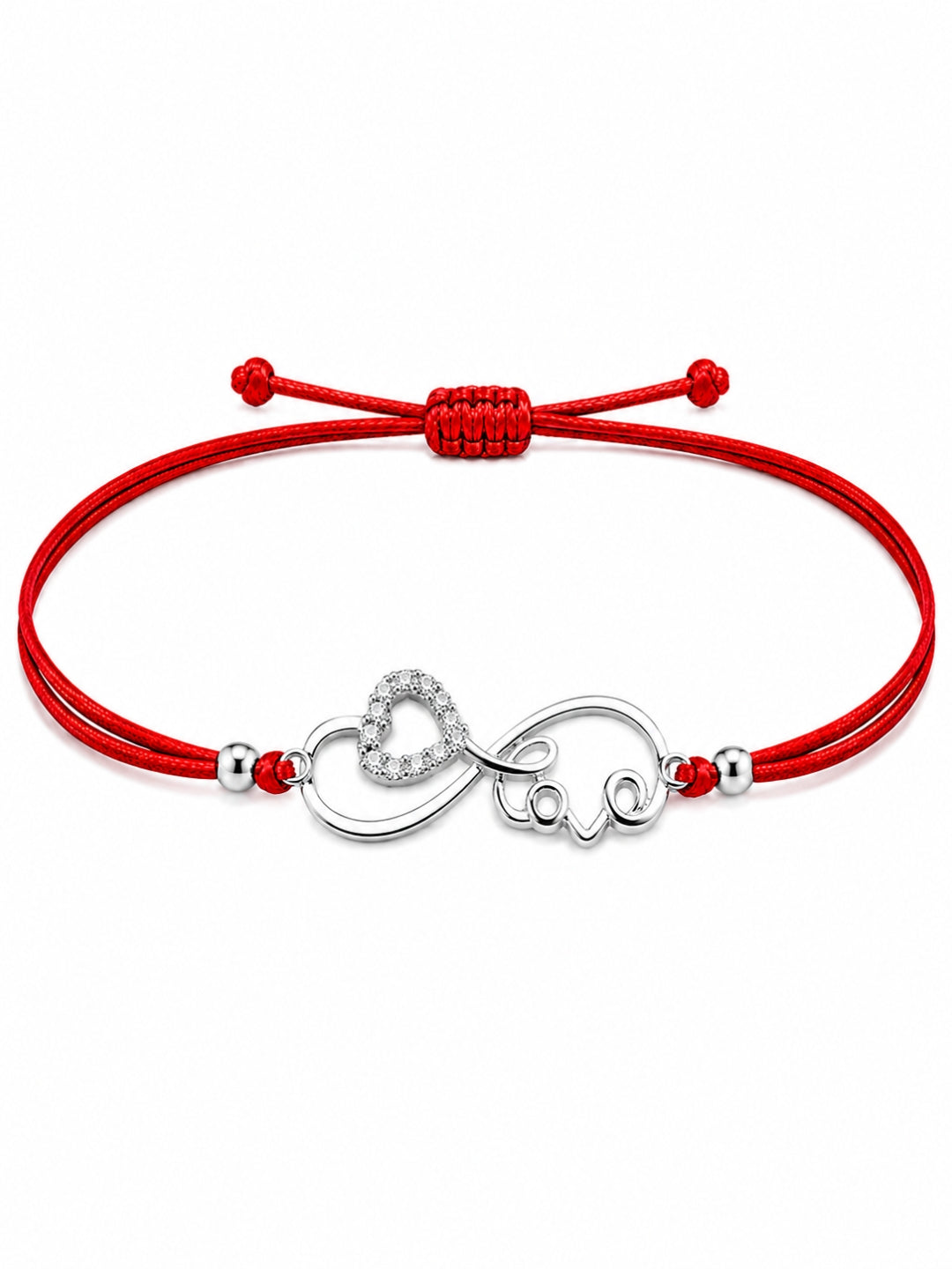AXORA LIFE 925 Sterling Silver Infinity Rakhi For Brother