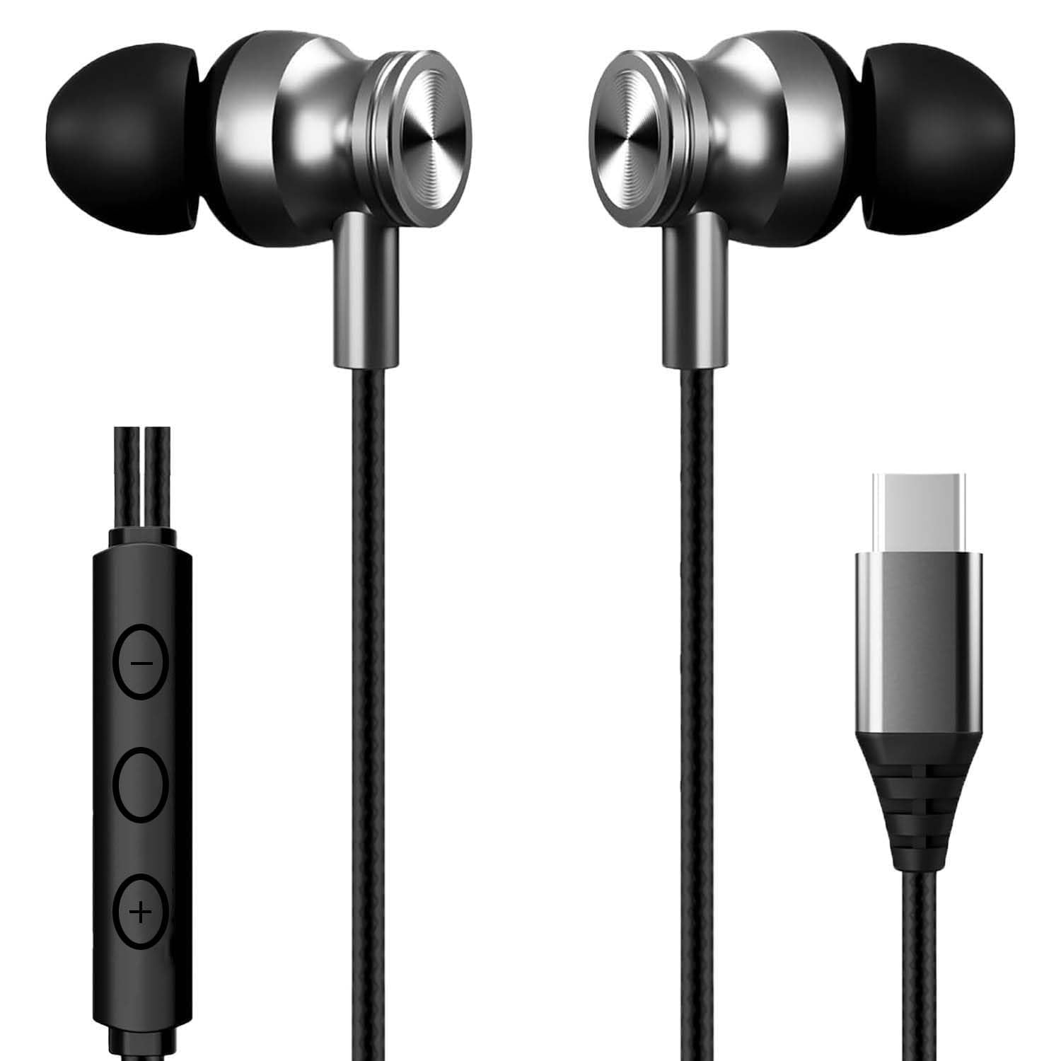 OlivLife USB-C Wired Earphones with Mic