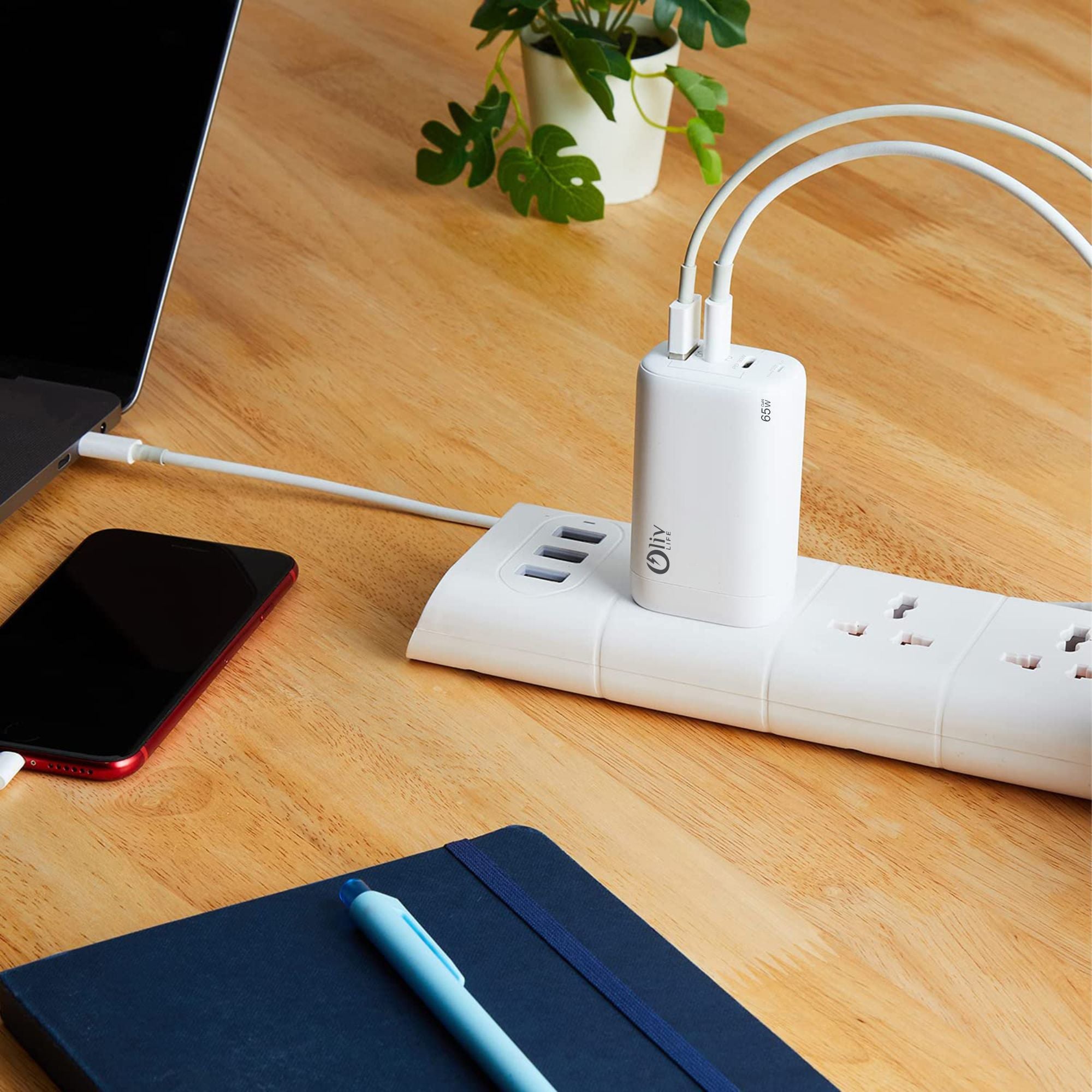 Oliv 65W GaN USB-C PD Fast Charger