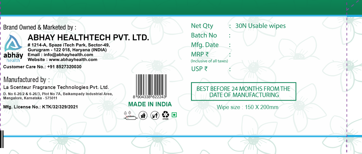 Sunscreen SPF Wipes 30 X Pack of 2