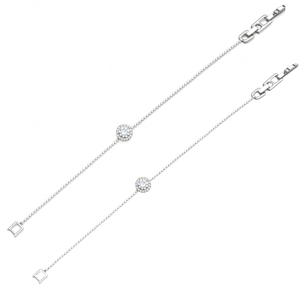925 sterling silver anklet for women with elegant silver payal design