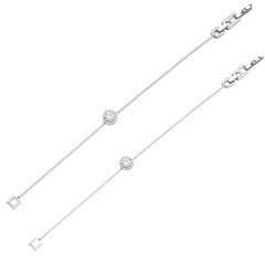 925 sterling silver anklet for women with elegant silver payal design