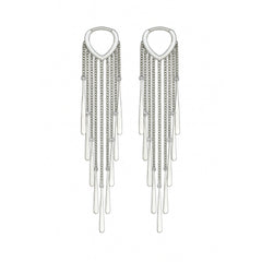 Axora Life 925 sterling silver waterfall dangle earrings for women