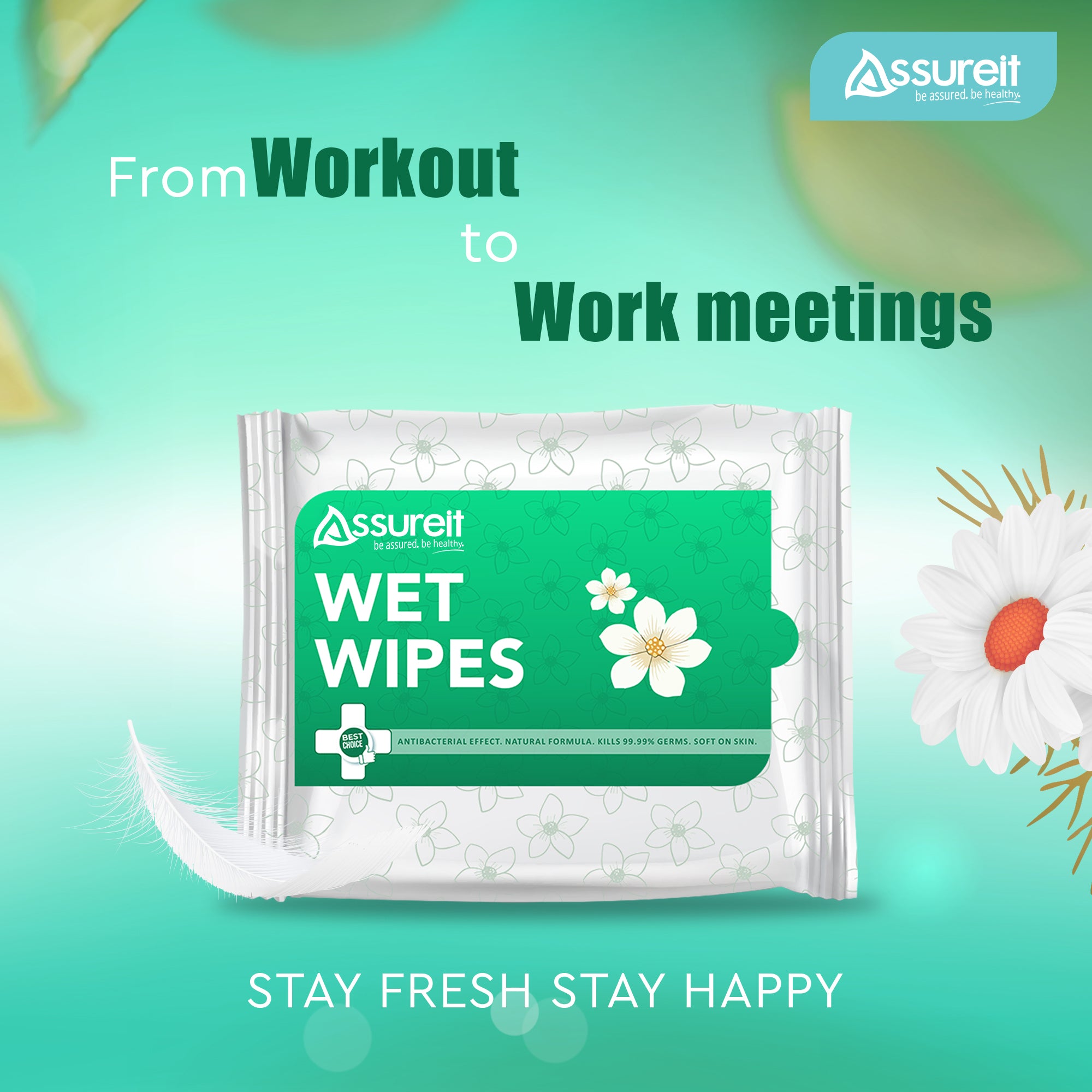 soothing hydrating wet wipes for sensitive and dry skin