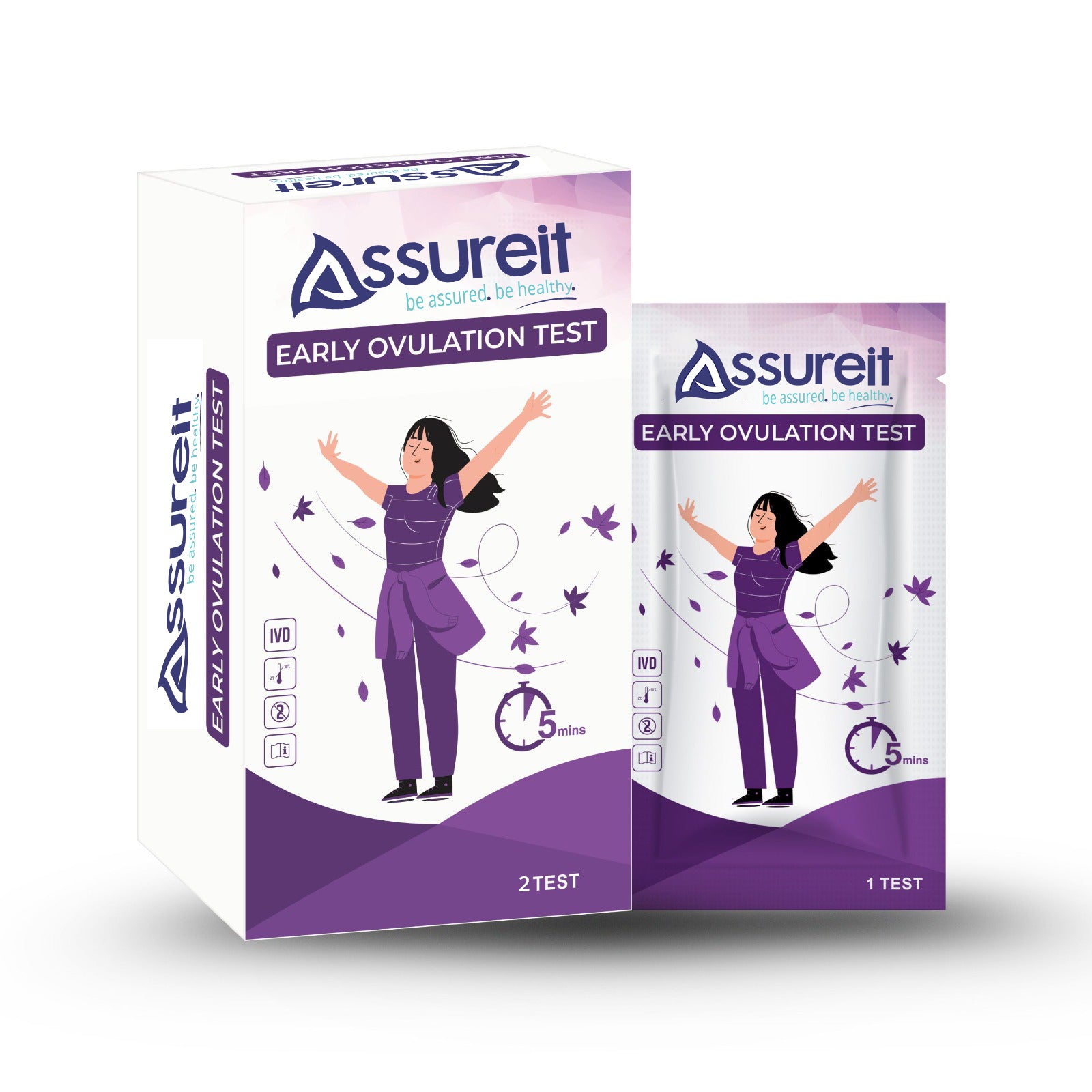 rapid results in 5 minutes for fertility tracking at home