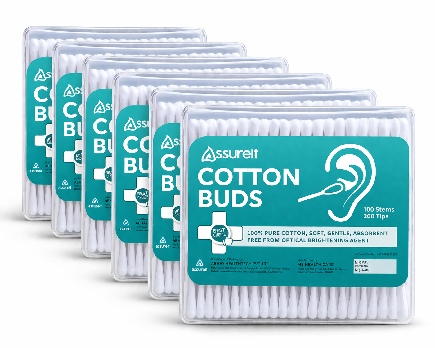  gentle hypoallergenic cotton swabs for sensitive skin India
