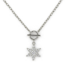 Axora Life 925 sterling silver star pendant necklace for women